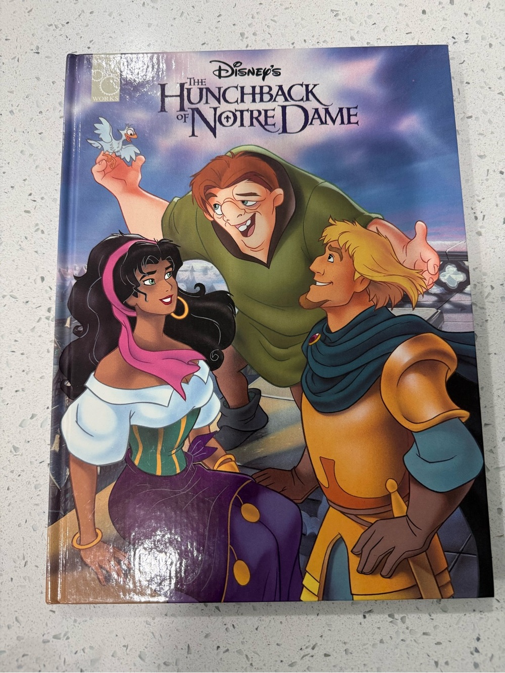 Disney Hunchback of Notre Dame Hardcover - Purple, Green, Gold